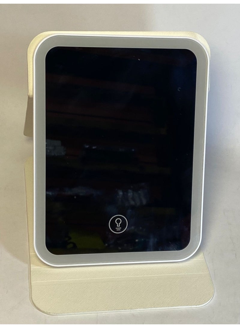 Lighted Magic Mirror - LED Frame - Perfect for Adding Modern Touch to Home Decor - rectangle Design with LED Light Built in Frame - Great as Makeup Mirror 3different lights may vary color - Image 1